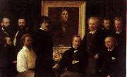 Henri Fantin-Latour Homage to Delacroix Norge oil painting reproduction